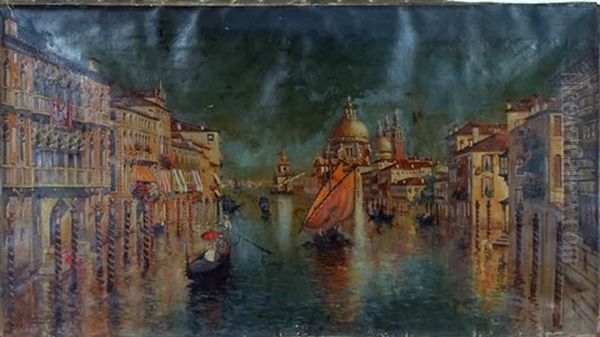 Waterway In Venice by W. Livingston Anderson