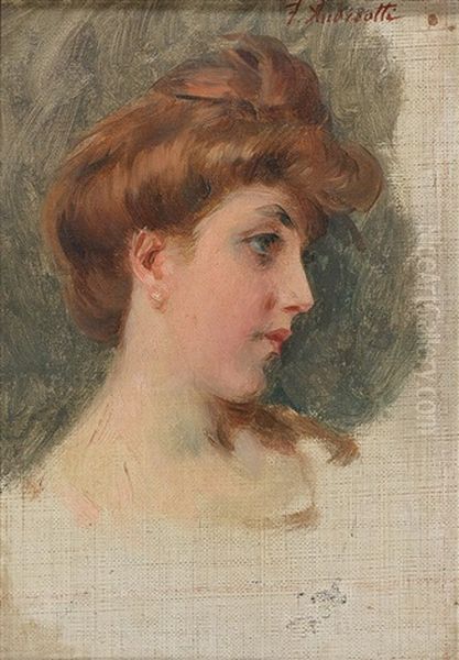 Profile Portrait Of A Lady by Federico Andreotti