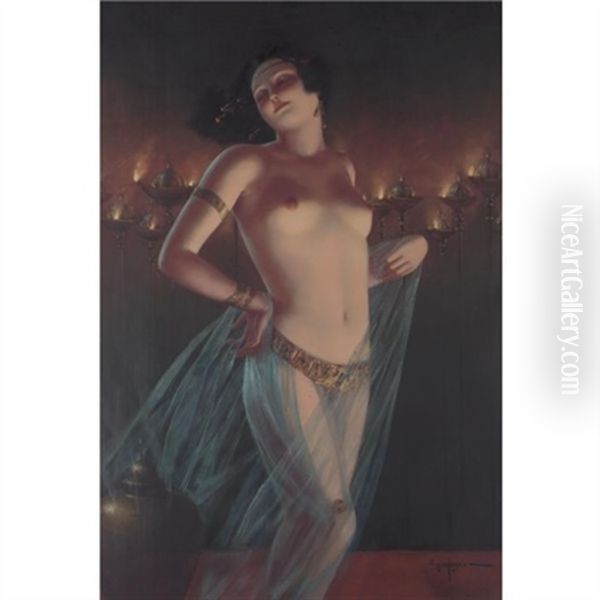 Belly Dancer by Eduard Ansen-Hofmann