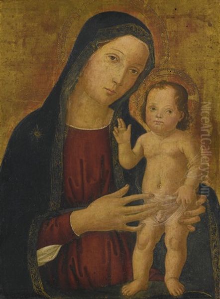 The Madonna And Child by Romano Antoniazzo