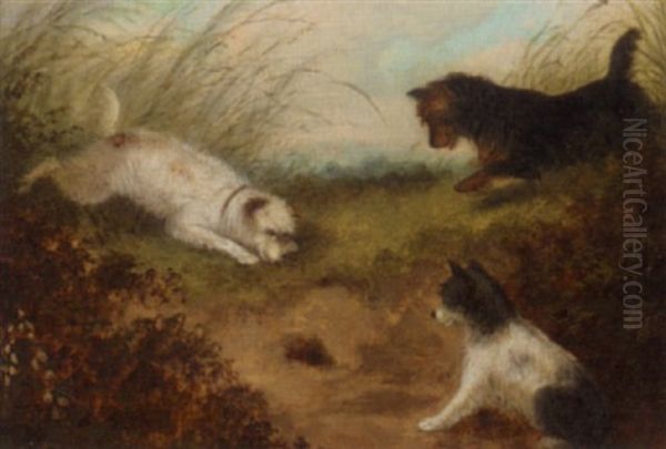 Hunting Scene by Edward Armfield