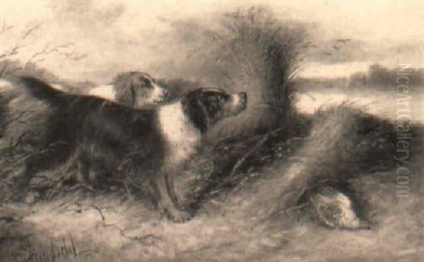 Retrievers On The Scent by Edward Armfield