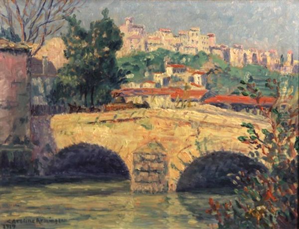 Monte Carlo; Bridge At Cagnes (pair) by Caroline Helena Armington