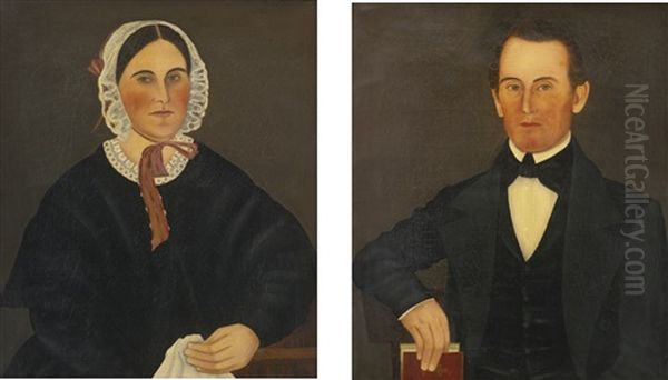 James And Ann Mattingly: A Pair Of Portraits by John James Trumbull Arnold