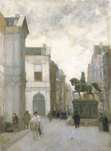 A View Of The Noordeinde, The Hague by Floris Arntzenius