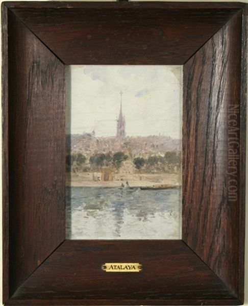 View Of France (+ Another; Pair) by Enrique Atalaya