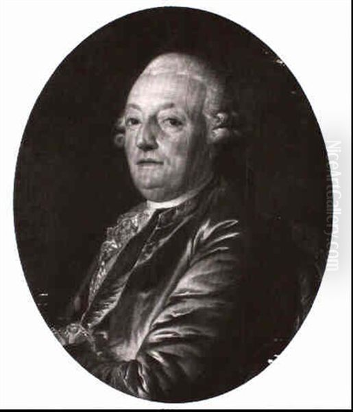 Portrait Du Compositeur Gluck by Etienne Aubry