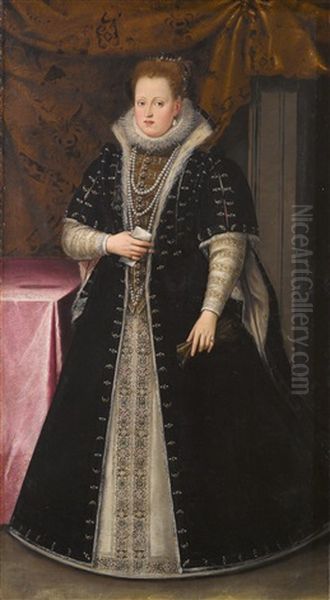 Bildnis Der Margherita Gonzaga by Giovanni Bahuet