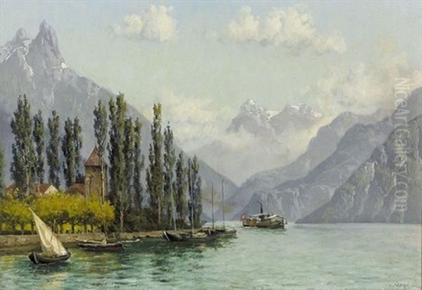 Partie Am Urnersee by William Baptiste Baird