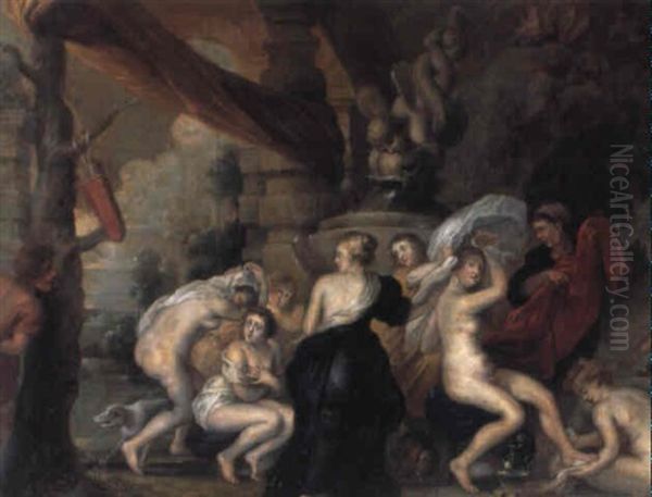 Diana Overraskes Af Act+on by Hendrik van Balen the Elder