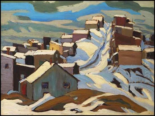 Village In Snow by Sir Frederick Grant Banting