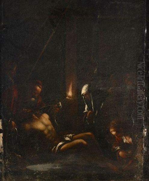 La Deploration Sur Le Christ Mort by Jacopo dal Ponte Bassano