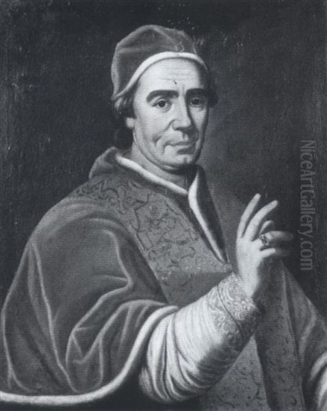 Bildnis Papst Clemens Xiv by Pompeo Girolamo Batoni