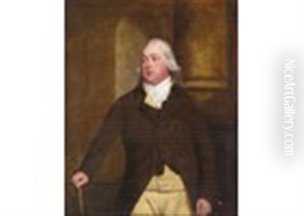 Portrait Of George John Audley, Merchant Of Liverpool In 1793 by Thomas Beach