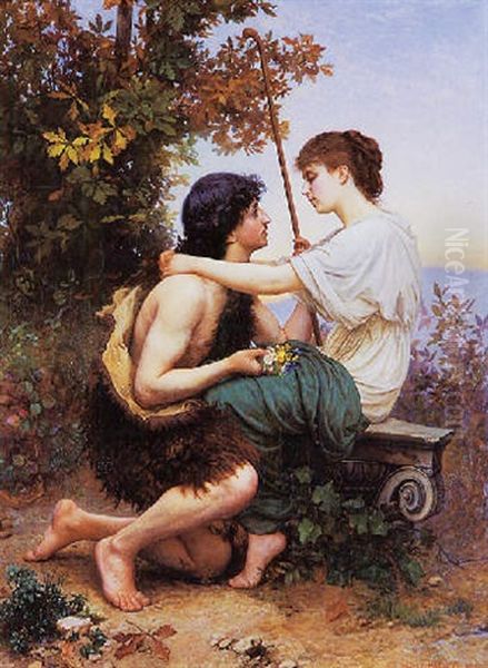 Daphnis And Chloe by Camille Felix Bellanger