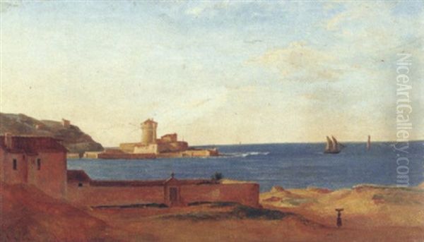 Vue De Saint-jean De Luz by Louis Josephine S. de Belmont