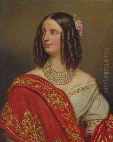 Prinzessin Auguste Ferdinande Von Bayern, Erzherzogin Von Osterreich-toskana by Joseph Bernhardt