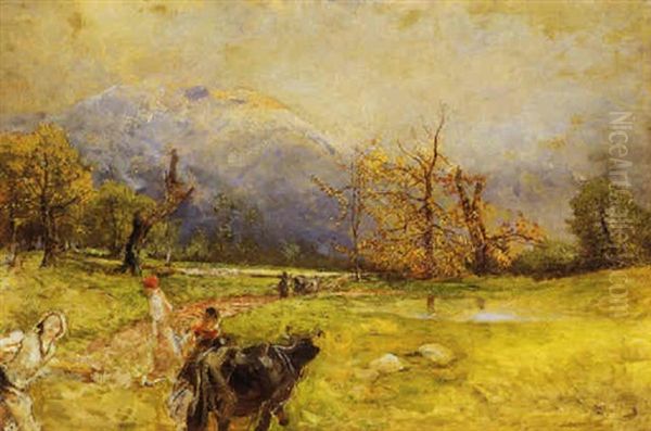 Paesaggio Di Gignese by Mose di Giosue Bianchi