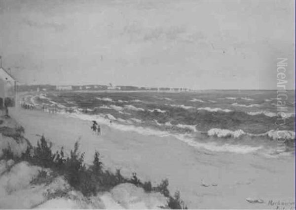 Rockaway Beach by Frederick William Billing