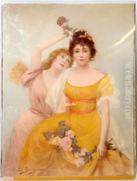 Two Ladies by Edouard Bisson