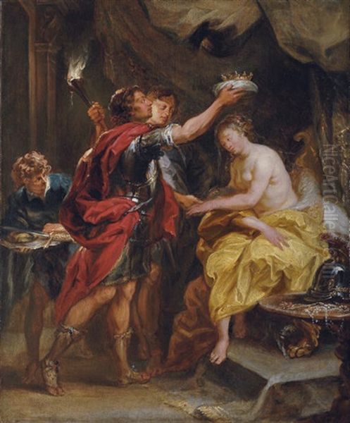 Alexander Crowning Roxana by Jan Boeckhorst