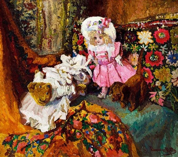 Room With Cushions And Toys, 1913 by Ritta Boemm