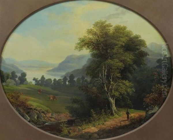 View Of The Hudson by Henry Boese