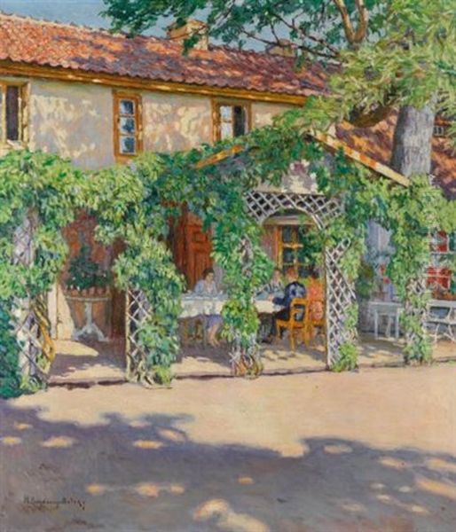 Dacha In The Summer by Nikolai Petrovich Bogdanov-Bel'sky