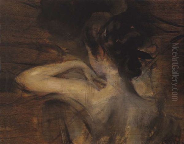 Jeune Fille Au Chignon by Giovanni Boldini