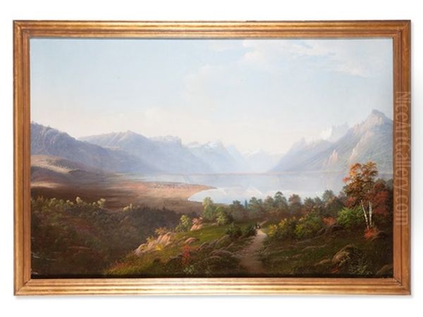 Lake Geneva by Ludwig Eduard Boll