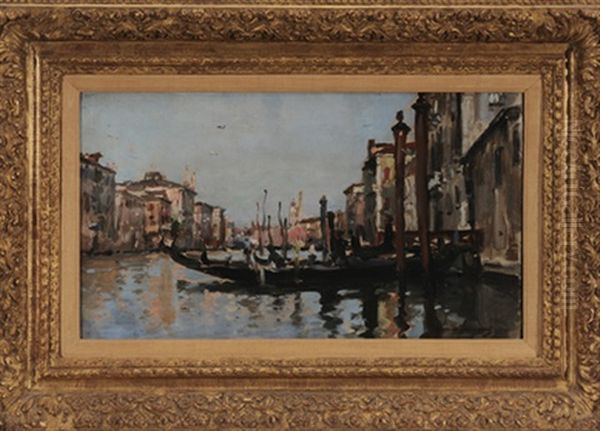 Venetian Canal by Maurice Bompard