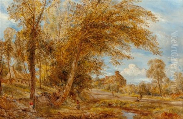 Near Colwyn Bay, 1895 by William Joseph J. C. Bond