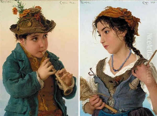 The Young Flute Player by Adriano Bonifazi