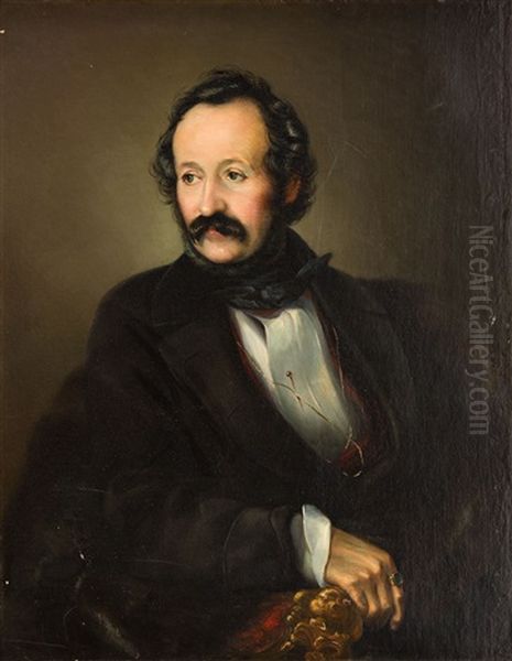 Portrait Of A Man by Emil Boratynski