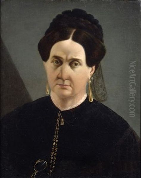 Ritratto Di Signora by Odoardo Borrani