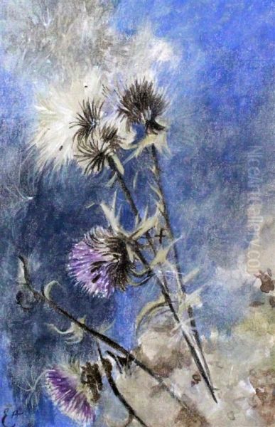 Thistles by Edwin John Alexander