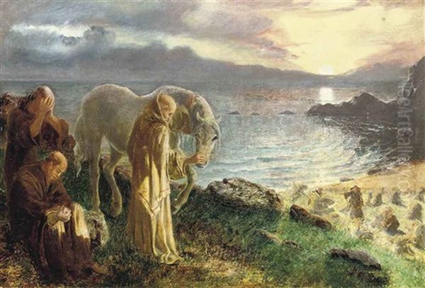 St. Columba's Farewell To The White Horse by Alice Boyd