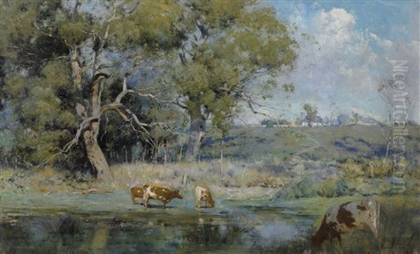 The Pool Below The Farm by Theodore Penleigh Boyd