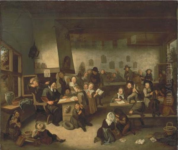 The Village Schoolroom by Richard Brakenburg