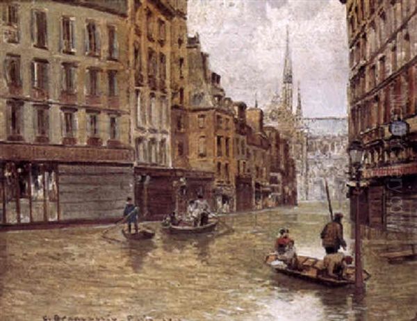 The Great Flood, Paris by Carlo Brancaccio