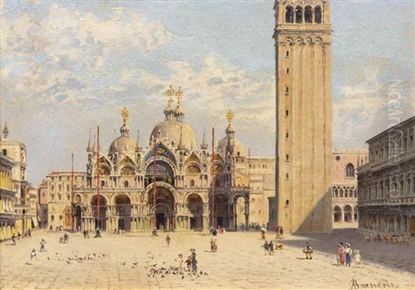 St. Mark's Square, Venice by Antonietta Brandeis