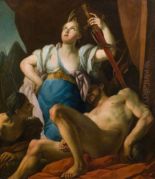 Judith And Holofernes by Simone Brentana