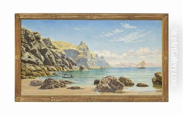 Housel Bay, The Lizard Peninsula, Cornwall by John Brett