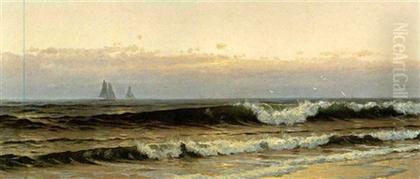 Sailboats On The Ocean by Alfred Thompson Bricher