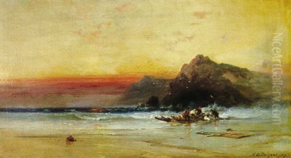 Sunrise, Coast Of Maine by Franklin Dullin Briscoe