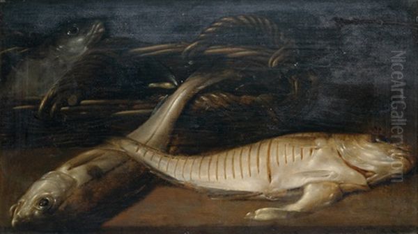 Stilleben Mit Fischen by Pieter van Bronckhorst