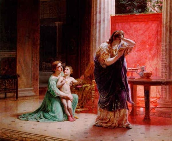 A Scene In Ancient Rome by Fedor Andreevich Bronnikoff