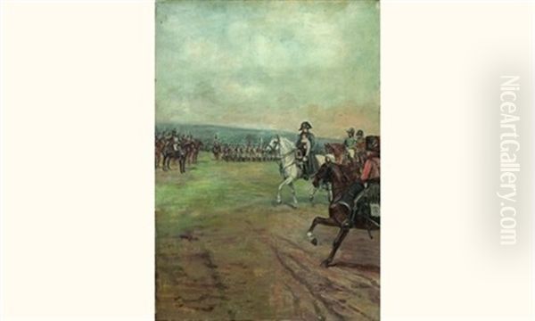 Presentation De L'aiglon Par Napoleon A Ses Troupes by Jean-Louis Brown