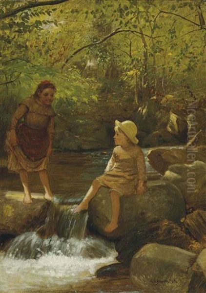 Cooling Their Toes by John George Brown