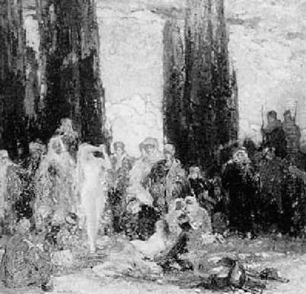 Slave Market by George Elmer Browne